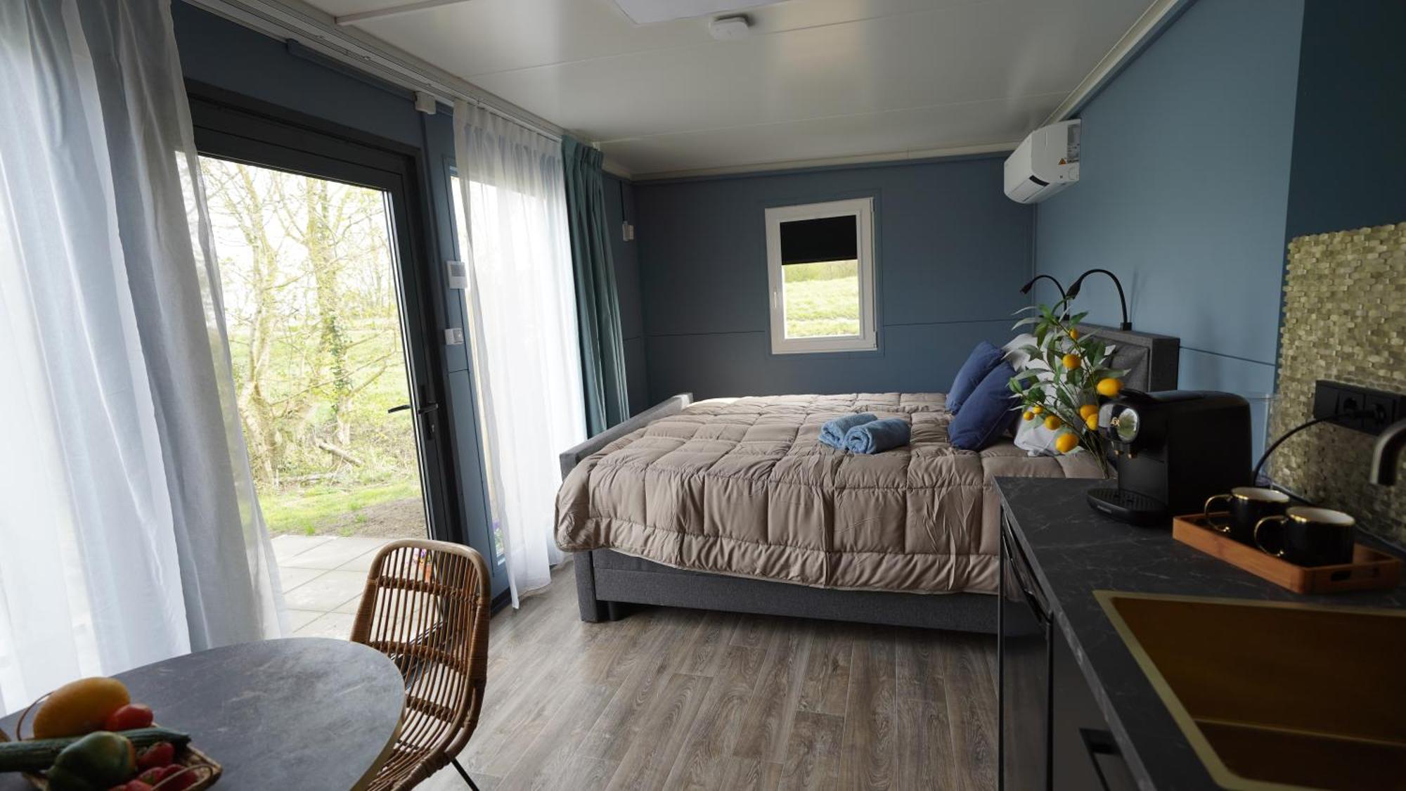 B&B Prive Tiny House Bij Zee Stellendam Eksteriør billede